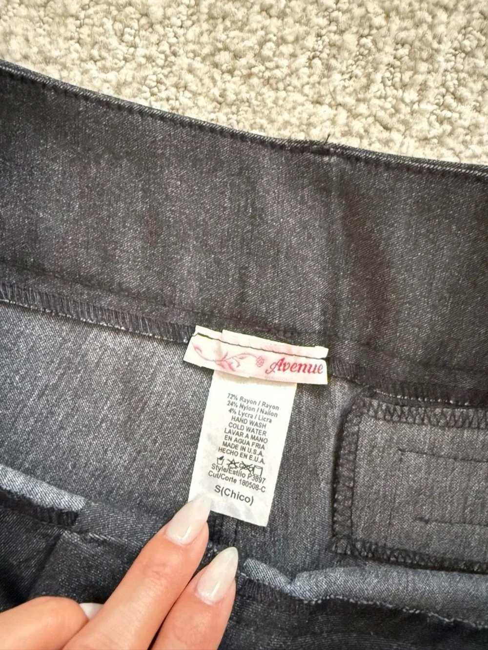 🖤 Vintage Deadstock Charcoal Bermuda Shorts